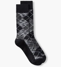 Tip Top Socks|Socks*Argyle Socks Black
