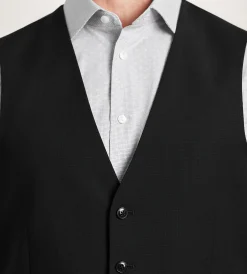 Michael Kors Vests*Neat Suit Vest Black