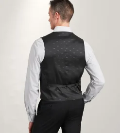 Michael Kors Vests*Neat Suit Vest Black