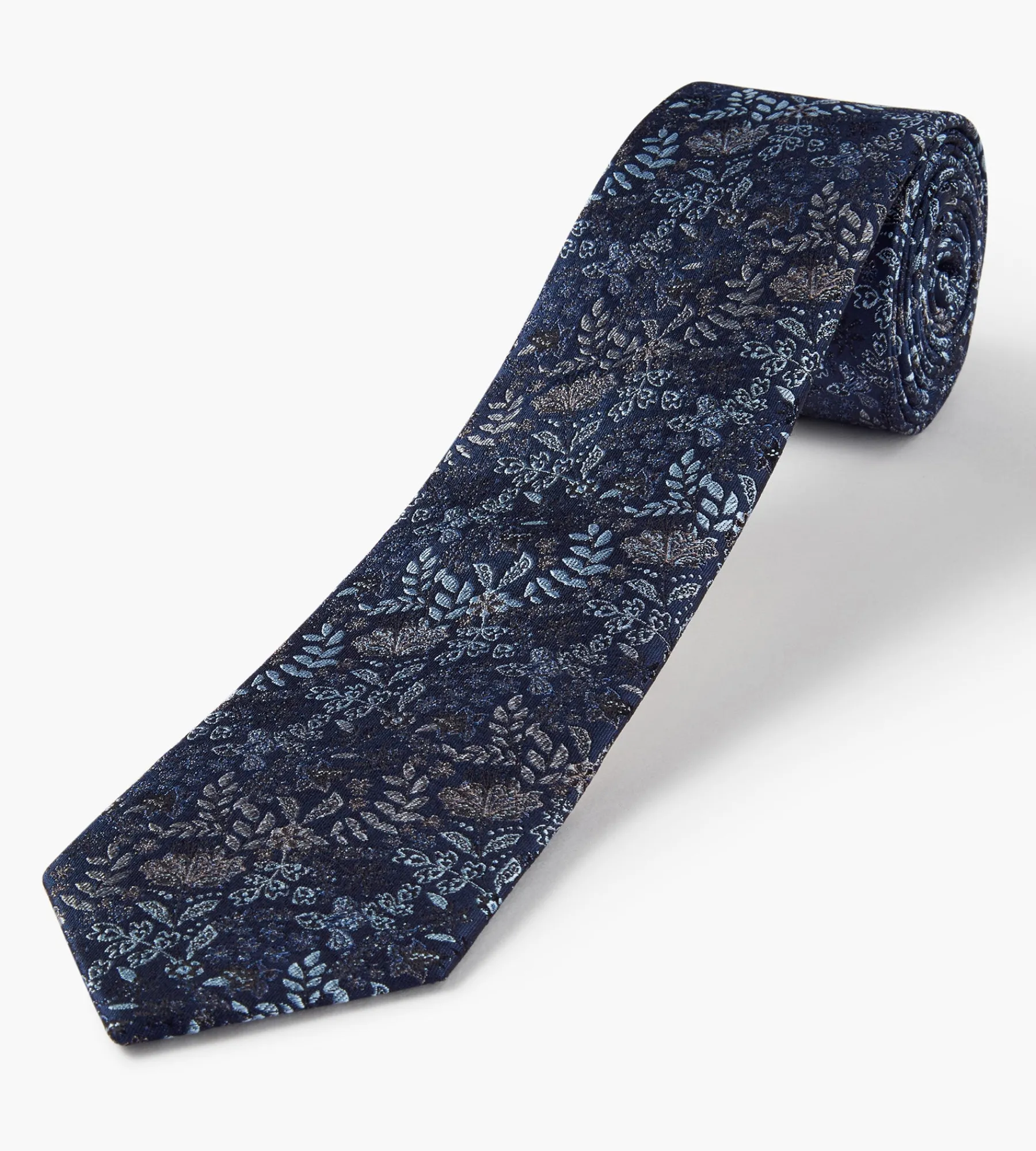 Hechter Paris Ties*Botanical Tie Navy