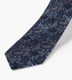 Hechter Paris Ties*Botanical Tie Navy
