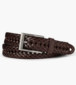 Tip Top Belts & Suspenders|Belts & Suspenders*Braided Silver Buckle Belt Brown