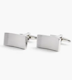Tip Top Cuff Links & Tie Bars*Brushed Cuff Links