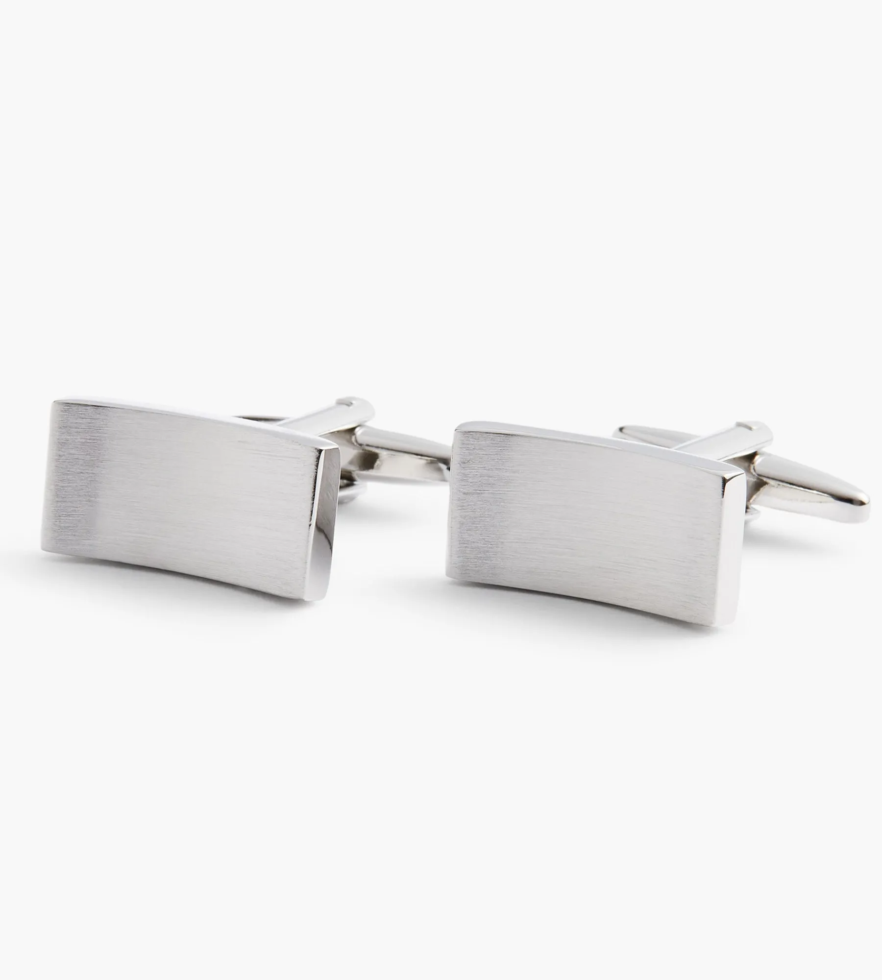 Tip Top Cuff Links & Tie Bars*Brushed Cuff Links