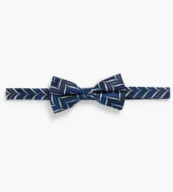 Grafton 1853 Bow Ties|Ties*Chevron Bow Tie Blue