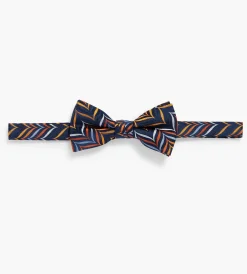 Grafton 1853 Bow Ties|Ties*Chevron Bow Tie Blue