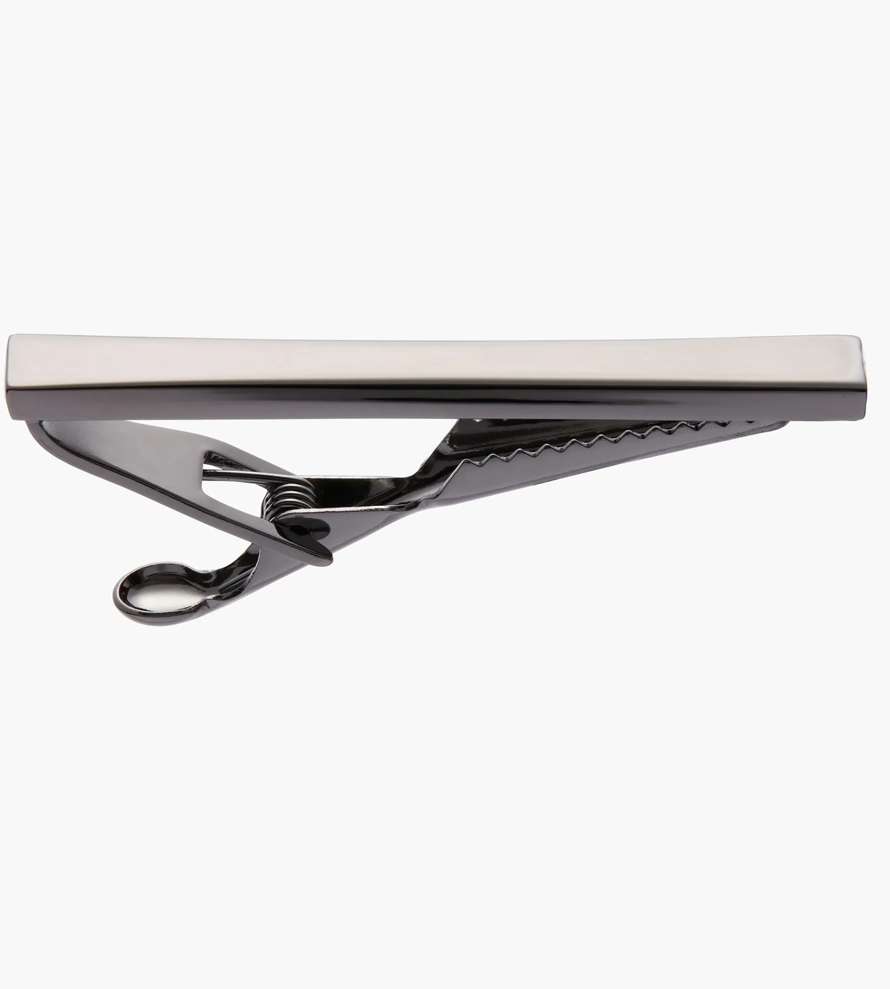 Tip Top Cuff Links & Tie Bars*Curved Tie Bar Gunmetal