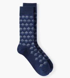 Tip Top Socks|Socks*Diamond Socks Navy