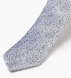 Bellissimo Ties*Ditsy Floral Tie Light grey