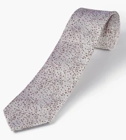 Bellissimo Ties*Ditsy Floral Tie Light grey