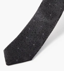 Bellissimo Ties*Floral Tie Black