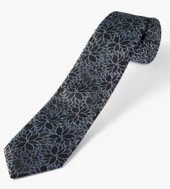 Bellissimo Ties*Floral Tie Black