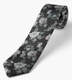 Bellissimo Ties*Floral Tie Black