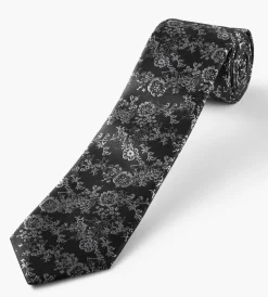 Bellissimo Ties*Floral Tie Black
