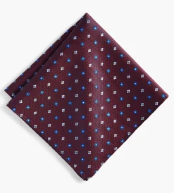 Grafton 1853 Pocket Squares*Geo Pocket Square Black