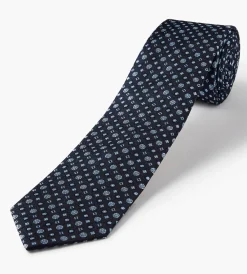 Hechter Paris Ties*Geo Tie Navy
