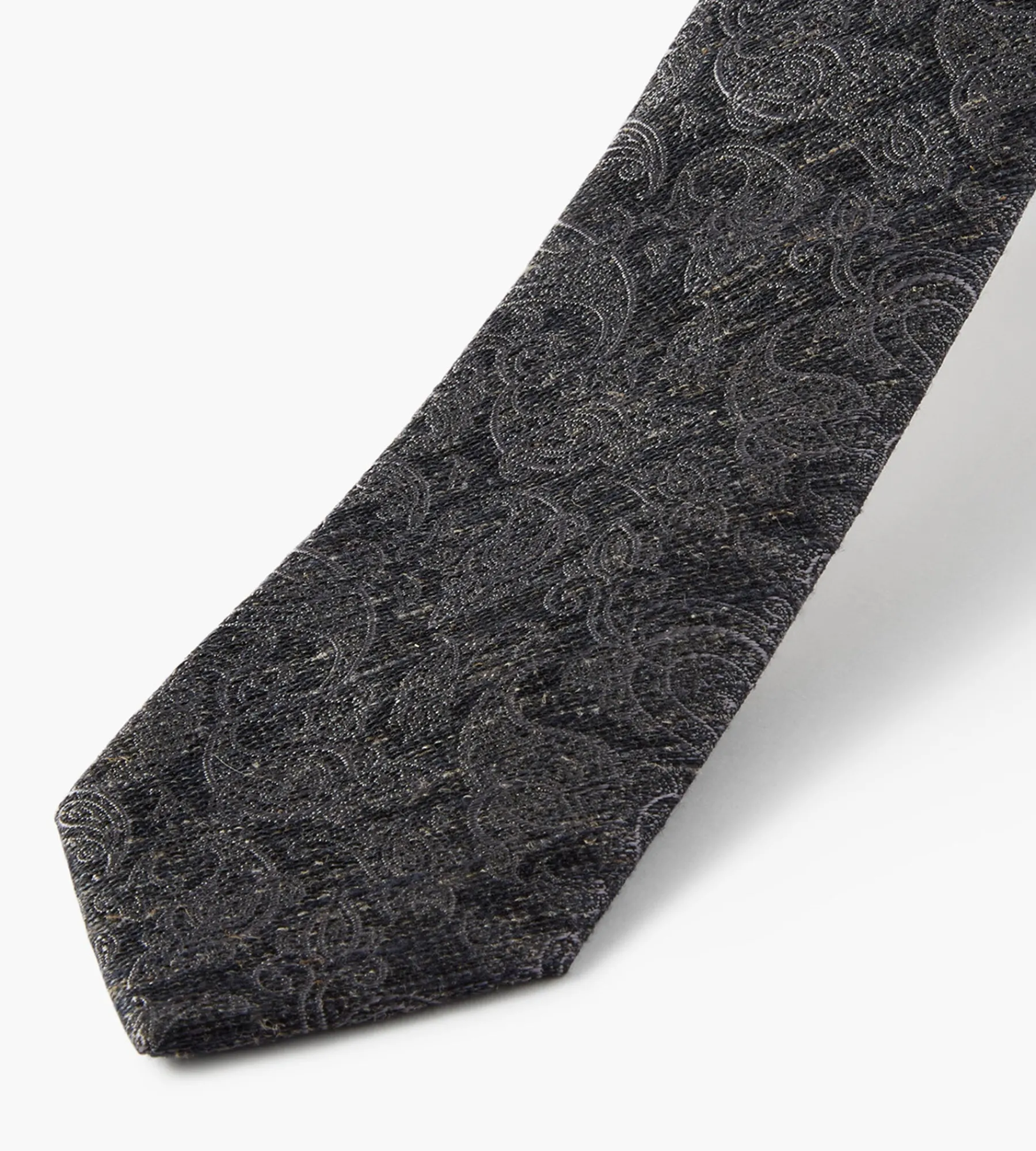 Bellissimo Ties*Heathered Tie Paisley Black