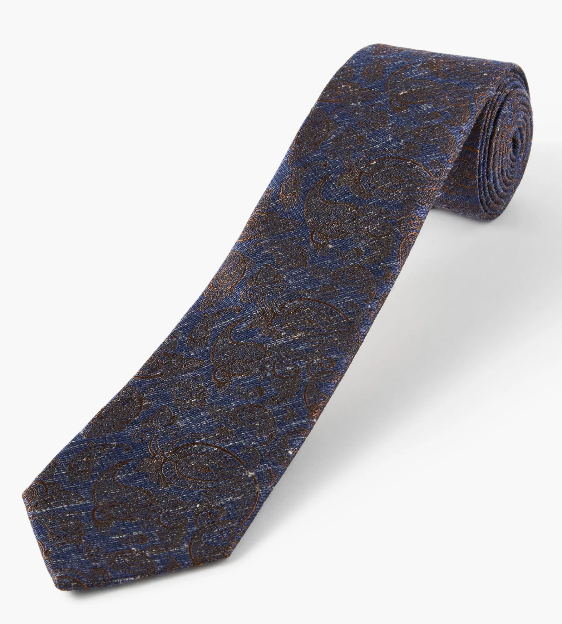 Bellissimo Ties*Heathered Tie Paisley Black