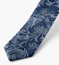 Grafton 1853 Ties*Large Paisley Tie Black