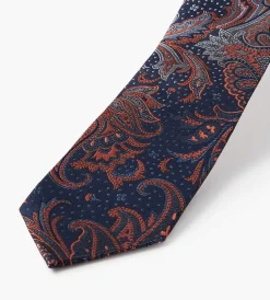 Grafton 1853 Ties*Large Paisley Tie Black