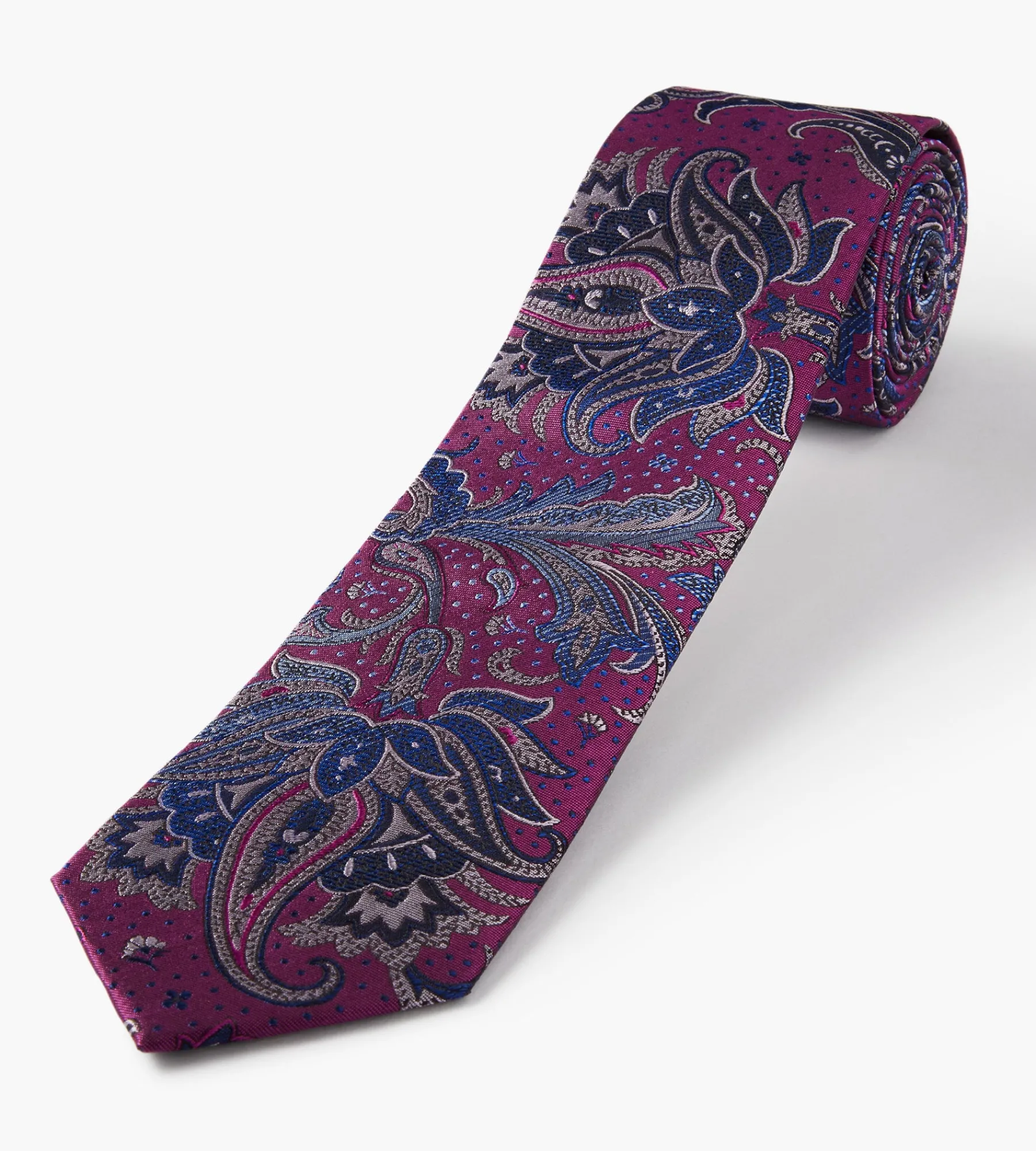 Grafton 1853 Ties*Large Paisley Tie Black