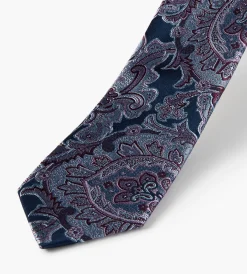 Bellissimo Ties*Large Paisley Tie Black
