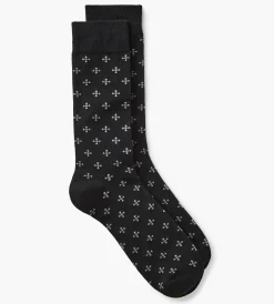 Tip Top Socks|Socks*Micro Cross Socks Black
