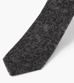 Hechter Paris Ties*Mid Floral Tie Black