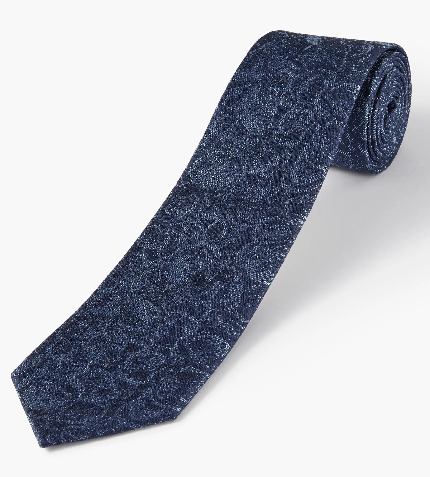 Hechter Paris Ties*Mid Floral Tie Black