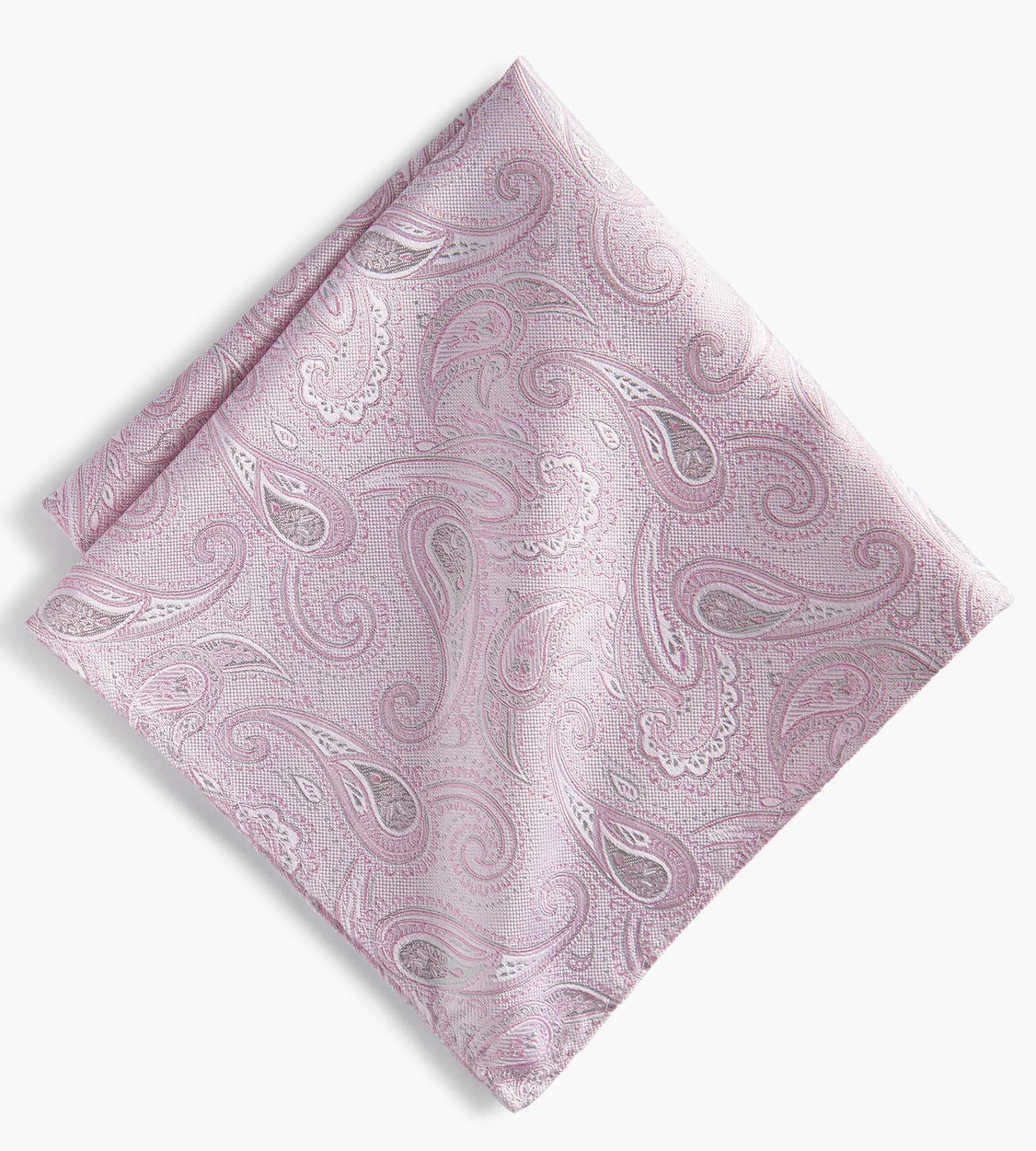 Grafton 1853 Pocket Squares*Mid Paisley Pocket Square Black