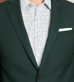 G Grafton Suit Separates*Modern Fit Forest Green Suit