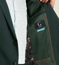 G Grafton Suit Separates*Modern Fit Forest Green Suit