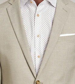 G Grafton Suit Separates*Modern Fit Tan Suit