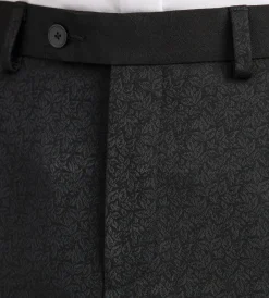 G Grafton Dress Pants|Dress Pants*Modern Fit Jacquard Tuxedo Pants Black
