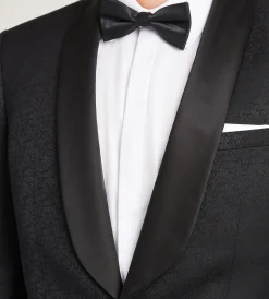 G Grafton Tuxedos|Suit Separates*Modern Fit Black Jacquard Tuxedo