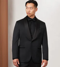 G Grafton Tuxedos|Suit Separates*Modern Fit Black Jacquard Tuxedo