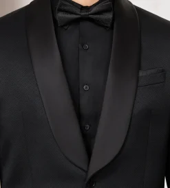 G Grafton Tuxedos|Suit Separates*Modern Fit Black Jacquard Tuxedo