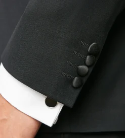 G Grafton Tuxedos|Suit Separates*Modern Fit Black Notch Lapel Solid Tuxedo