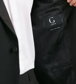 G Grafton Tuxedos|Suit Separates*Modern Fit Black Peak Lapel Solid Tuxedo