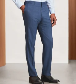 DKNY Dress Pants|Dress Pants*Modern Fit Plaid Suit Pants Blue