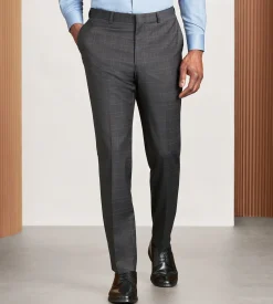 DKNY Dress Pants|Dress Pants*Modern Fit Plaid Suit Pants Brown