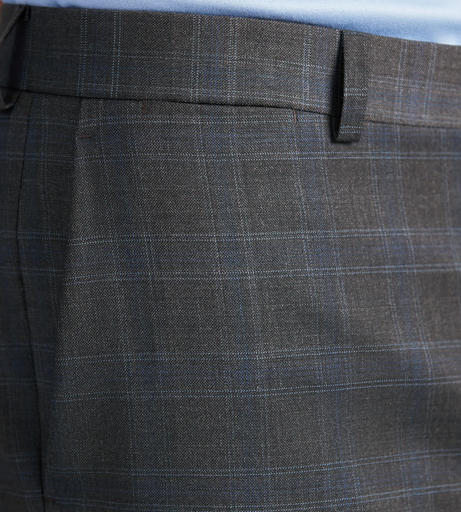 DKNY Dress Pants|Dress Pants*Modern Fit Plaid Suit Pants Brown