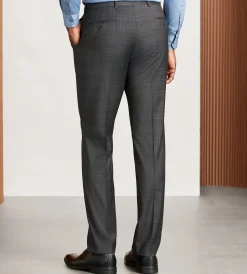 DKNY Dress Pants|Dress Pants*Modern Fit Plaid Suit Pants Brown