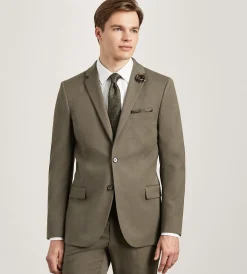 G Grafton Suit Separates*Modern Fit Brown Solid Suit