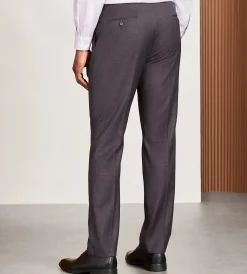 DKNY Dress Pants|Dress Pants*Modern Fit Neat Suit Pants Burgundy