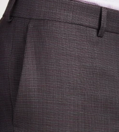 DKNY Dress Pants|Dress Pants*Modern Fit Neat Suit Pants Burgundy