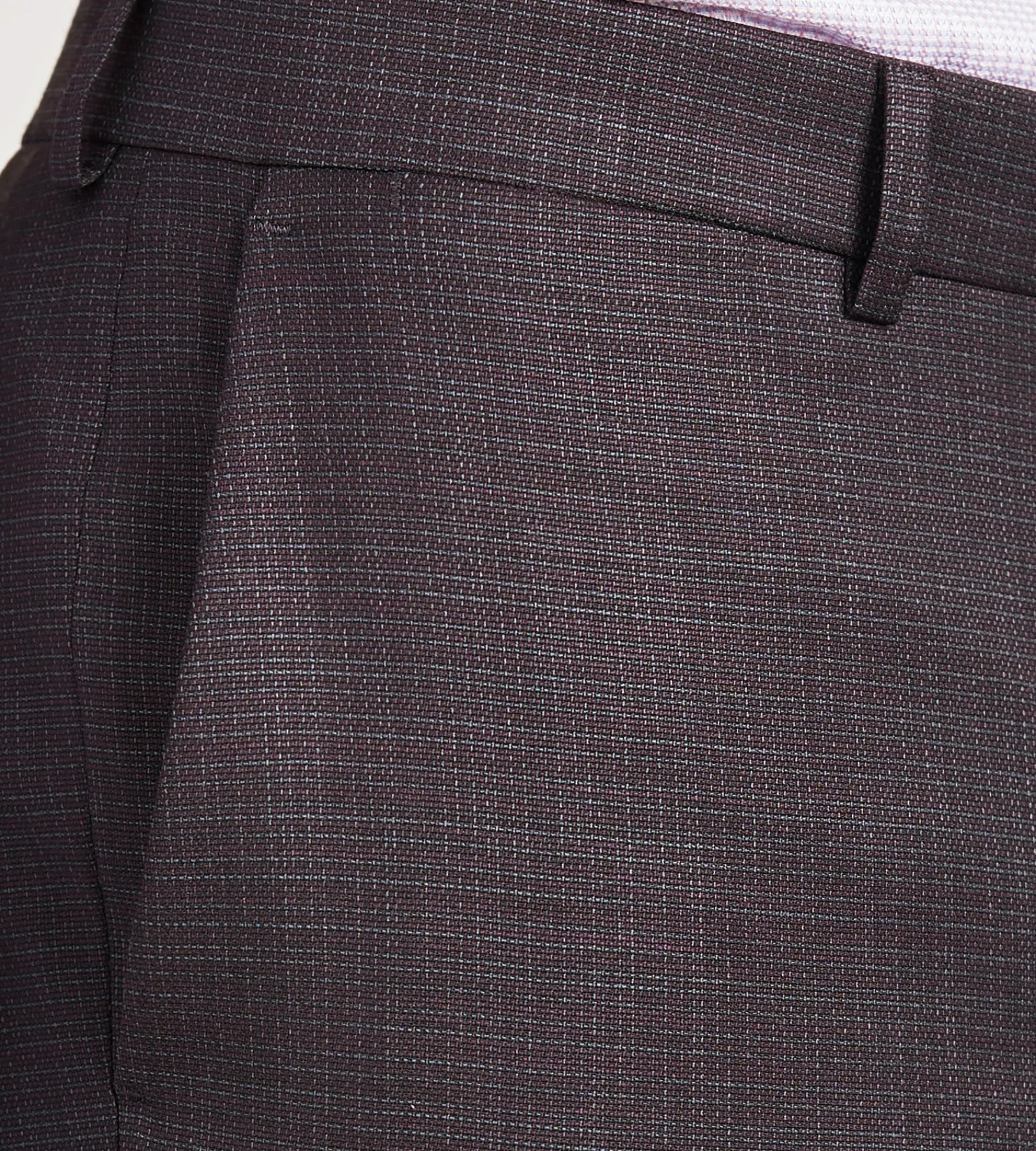 DKNY Dress Pants|Dress Pants*Modern Fit Neat Suit Pants Burgundy