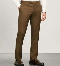 G Grafton Dress Pants|Dress Pants*Modern Fit Solid Suit Pants Caramel