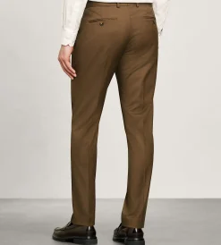 G Grafton Dress Pants|Dress Pants*Modern Fit Solid Suit Pants Caramel