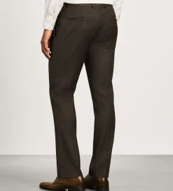 G Grafton Dress Pants|Dress Pants*Modern Fit Solid Suit Pants Dark brown